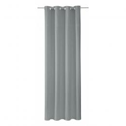 Tom Tailor Dove Ösen-Vorhang - steingrau - 140x245 cm