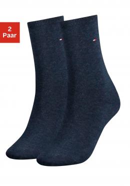 Tommy Hilfiger Socken, (2 Paar), mit flacher Zehennaht