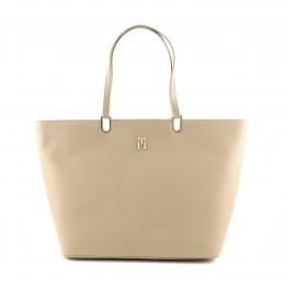 Tommy Hilfiger TH Timeless Monogram Tote Bag M Beige