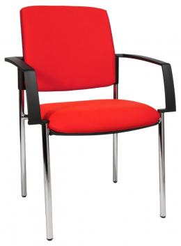 Topstar Besucherstuhl , BtoB 10 Polster, , rot