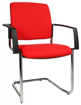 Topstar Besucherstuhl , BtoB 20 Polster, , rot
