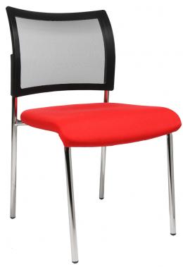 Topstar Besucherstuhl , Visit 10 Netz, , rot