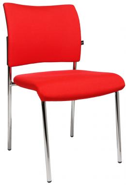 Topstar Besucherstuhl , Visit 10 Polster, , rot