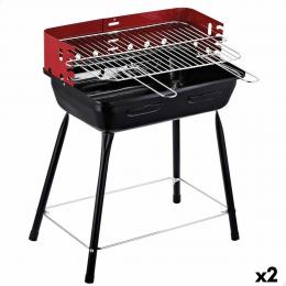 Tragbarer Grill Aktive Metal 42 x 54 x 42 cm (2 Einheiten)