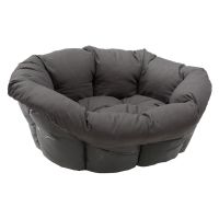 Überzug Sofà anthrazit für Ferplast Korb Siesta Deluxe (ohne Korb) - 10: L 96 x B 71 x H 32 cm