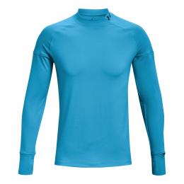 Under Armour Outrun The Cold Funnel Longsleeve Herren - Blau, Gr&ouml;&szlig;e M