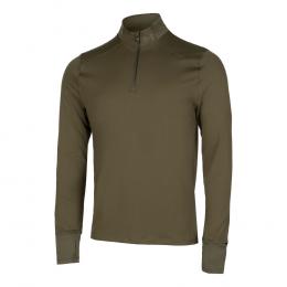 Under Armour Qualifier Run 1/4 Zip Lauftop Herren - Grün, Größe XXL