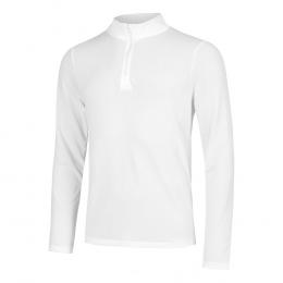 Under Armour Seamless Stride 1/4 Zip Lauftop Herren - Weiß, Größe XXL