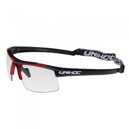 Unihoc Schutzbrille Energy, Junior, Rot-Schwarz