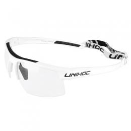 Unihoc Schutzbrille Energy, Weiß-Schwarz