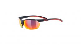 Uvex Sportstyle 114 Fahrradbrille GREY RED MAT ONE SIZE