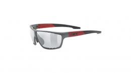 Uvex Sportstyle 706 Fahrradbrille GREY MAT-RED UNISIZE