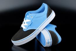 Vans Kids Atwood Sneaker Two Tone Black Blue US4/EU35
