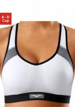 Venice Beach Sport-BH, ohne B&uuml;gel, mit integrierten Schalen und nahtlosen Cups