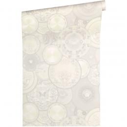 Versace wallpaper 3 Vliestapete - silber (Code: 349014) - Breite 0,7 m - Rollenlänge 10,05 m