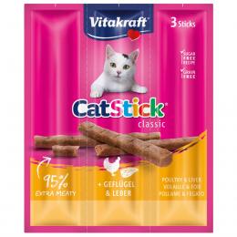 Vitakraft Cat-Stick mini Geflügel und Leber 10x3 Stück
