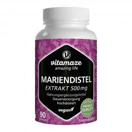 Vitamaze Mariendistel 500 mg Extrakt hochdosierte Kapseln