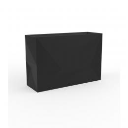 Vondom FAZ WALL Pflanzengefäß - schwarz - 40x120x80 cm