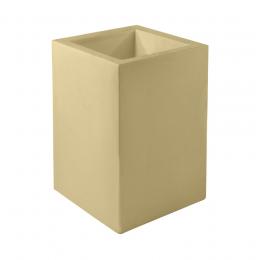 Vondom HIGH CUBE BASIC Pflanzengefäß - beige - 14x14x28 cm