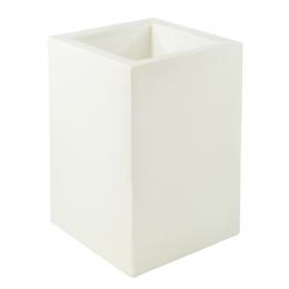 Vondom HIGH CUBE BASIC Pflanzengef&auml;&szlig; - eis - mit wei&szlig;em LED - 14x14x28 cm