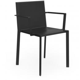 Vondom QUARTZ Stuhl mit Armlehnen - 4er Set - schwarz - 4er Set - 52x57x79 cm