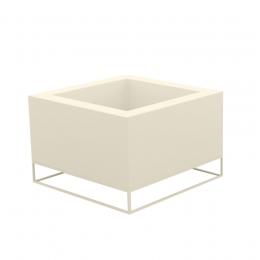 Vondom VELA LAND BASIC Pflanzengefäß - ecru - 60x60x40 cm