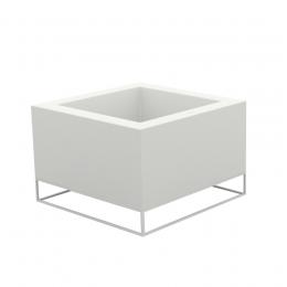 Vondom VELA LAND BASIC Pflanzengefäß - weiß - 60x60x40 cm