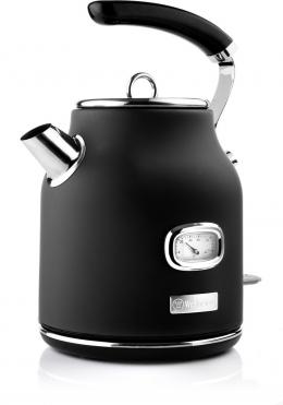 Westinghouse Retro-Wasserkocher - 1,7 Liter - Schwarz