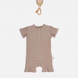 WOWO Strampler - Choclate Brown