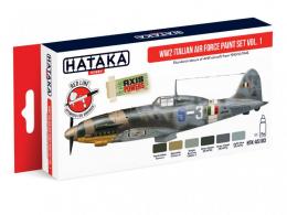 WW2 Italian Air Force Paint set Vol. 1 - Red Line Paint set (6 x 17ml)