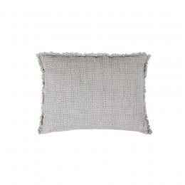 Zoeppritz Honeybee Kissen mit Fransen - tahiti pearl - 40x60 cm