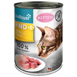 ZooRoyal Kitten Rind + Kalb & Huhn 400g 12x400g