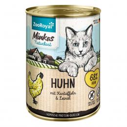 ZooRoyal Minkas Naturkost Adult Huhn mit Kartoffeln & Leinöl 12x400g