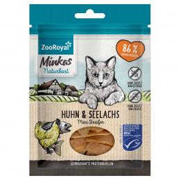 ZooRoyal Minkas Naturkost Mini Streifen Huhn & Seelachs 3x50g